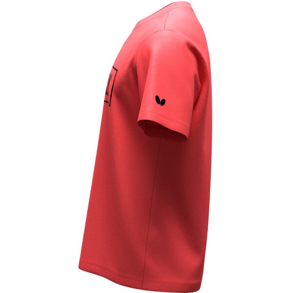Butterfly Table Tennis BL T-Shirt III - Coral Pink - Left Side